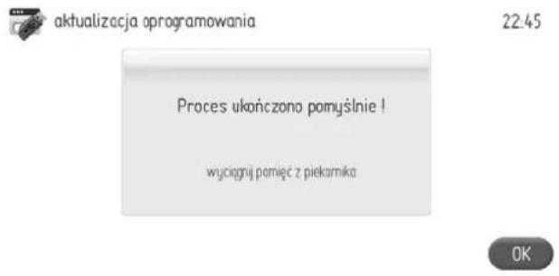 AMICA EBI 712104 AA PYRO - Menu główne / aktualizacja oprogramowania - 21