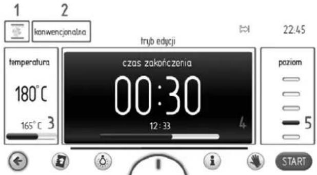 AMICA EBI 712104 AA PYRO - Edycja nastaw w programach użytkownika - 1