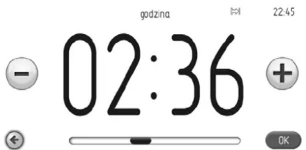 AMICA EBI 712104 AA PYRO - Menu główne \ ustawienia \ czas \ minutnik - 4