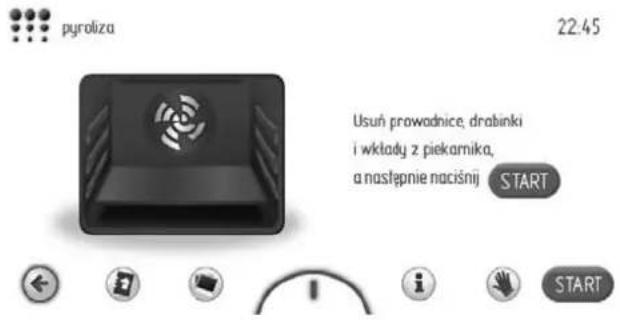 AMICA EBI 712104 AA PYRO - Menu główne / czyszczenie - 1