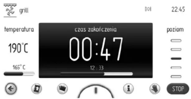 AMICA EBI 712104 AA PYRO - Menu główne \ ustawienia \ czas / godzina - 3