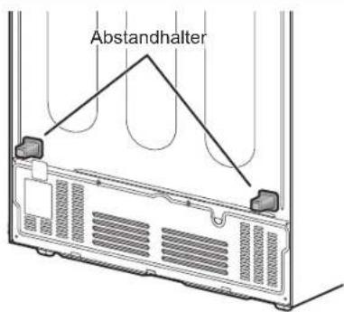 PANASONIC NR-B55VE1 - Installieren der Abstandhalter - 2