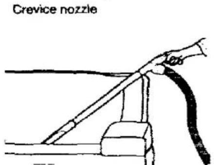 PANASONIC MC-E960K - B-4) Floor nozzle with dust sensor (depending on model) - 7