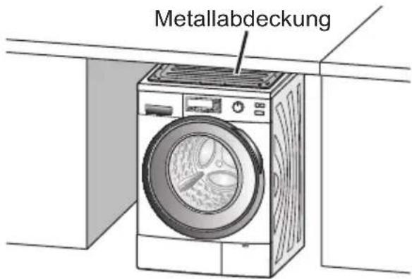 Metallabdeckung