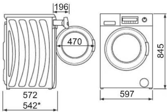196 470 572 542* 845 597