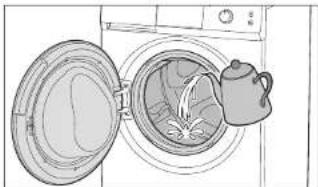 PANASONIC NA-149XRW - Wenn der Wasserzuleitungsschlauch eingefroren ist - 2