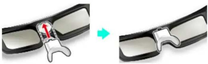 PANASONIC Viera TX-58AXR800 - 3D Eyewear - Replacing battery - 3