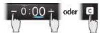 PANASONIC KY-T937XL - Anpassen der Countdown-Zeit - 1
