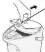 PANASONIC NC-SSA400 - How to Remove the Lid - 1