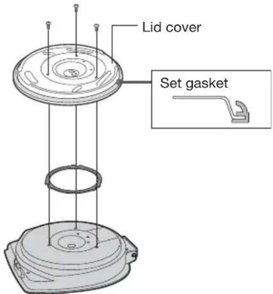 Lid cover Set gasket