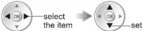 PANASONIC Viera TX-L37D28BWA - Set items in the order of ① to ④ - 1