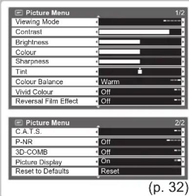PANASONIC Viera TX-L37D28BWA - Overview ■ (Picture, Sound) - 2