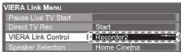 PANASONIC Viera TX-L37D28BWA - If multiple recorders or ■ players are connected - 1