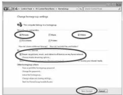 PANASONIC Viera TX-L37D28BWA - How to use Windows 7 as a media server - 2
