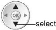 PANASONIC Viera TX-L37D28BWA - ② Select the function (Ext Rec., USB HDD Rec. or Reminder) - 1