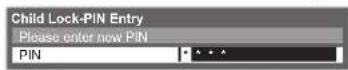 PANASONIC Viera TX-L37D28BWA - ① Enter the PIN number (4 digits) - 1