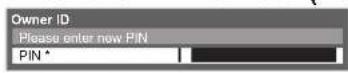 PANASONIC Viera TX-L37D28BWA - ① Enter the PIN number (4 digits) - 1