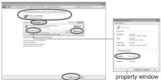 PANASONIC Viera TX-L37D28BWA - How to use Windows 7 as a media server - 3