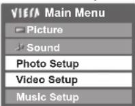 PANASONIC Viera TX-L37D28BWA - Photo Setup (for photo contents) and Video Setup (for video contents) - 3
