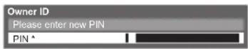 PANASONIC Viera TX-L37D28BWA - Input Owner ID - 1