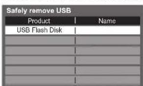 PANASONIC Viera TX-L37D28BWA - Remove the USB devices safely - 5