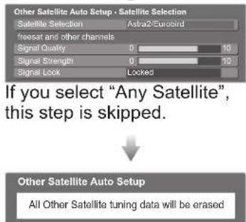 PANASONIC Viera TX-L37D28BWA - Set all receivable digital satellite channels Auto Setup - 2