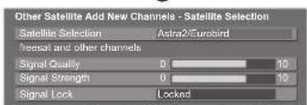 PANASONIC Viera TX-L37D28BWA - Add Other Sat. channel automatically Add New Channels - 1