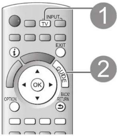 PANASONIC Viera TX-L37D28BWA - DVB or Analogue mode - 1
