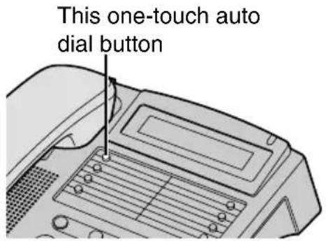 This one-touch auto dial button