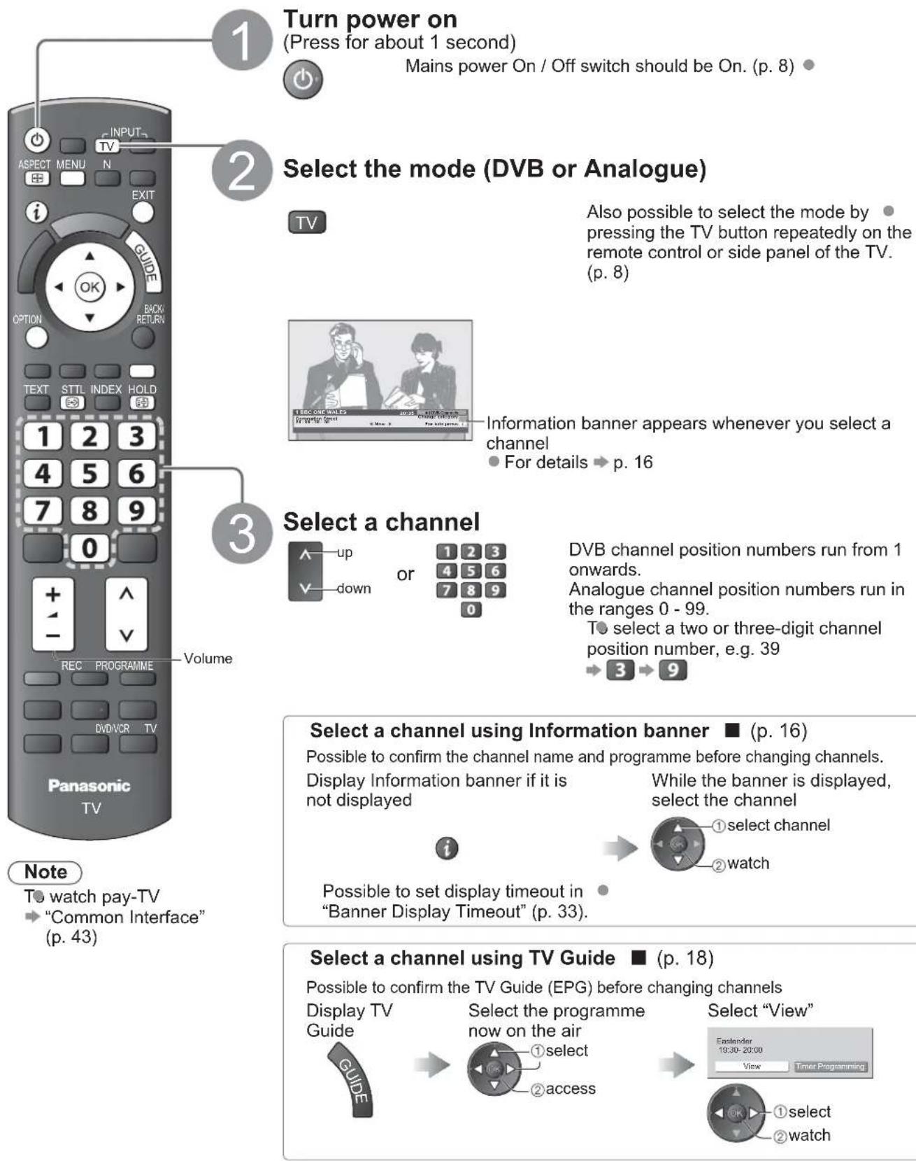 PANASONIC Viera TX-L32X10B - Watching TV - 1