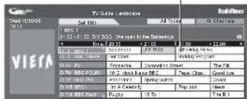 PANASONIC Viera TX-L32X10B - ■ To check / change / cancel a Guide link recording event - 1