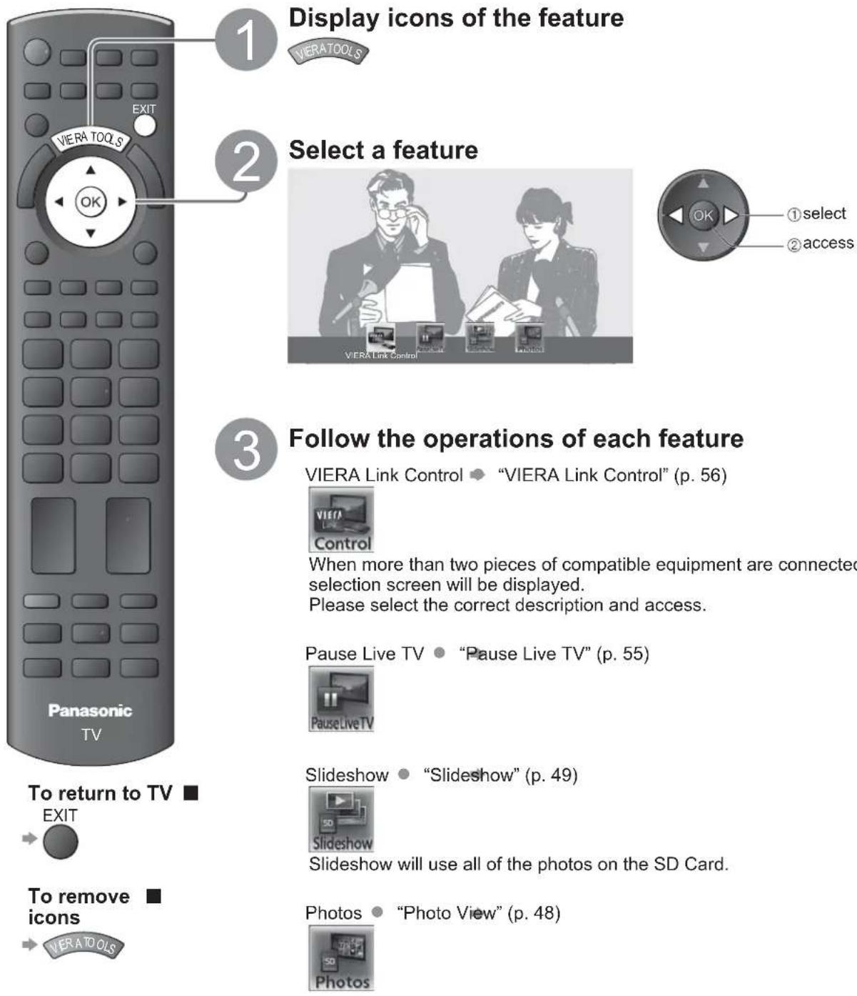 PANASONIC Viera TX-L32X10B - How to Use VIERA TOOLS - 1
