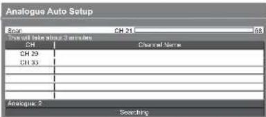 PANASONIC Viera TX-L32X10B - Start Auto Setup DVB: - 2