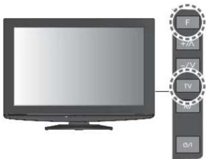 PANASONIC Viera TX-L32X10B - ■For Auto Setup, using the buttons on the side panel of the TV (p. 8) - 5