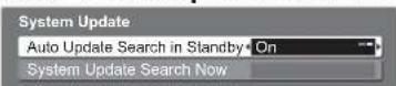 PANASONIC Viera TX-L32X10B - Select "Auto Update Search in Standby" and then set "On" or "Off" - 1