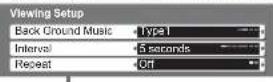 PANASONIC Viera TX-L32X10B - ■ Slideshow settings (operate in Photo View Mode) - 4