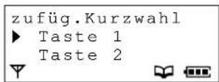 PANASONIC KX-TCD715GM - Einen Telefonbucheintrag unter einer Kurzwahlnummer speichern - 1