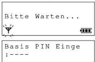 Bitte Warten... Basis PIN Einge :----