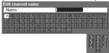 PANASONIC Viera TX-L22X20B - To edit channels ■ - 8