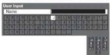 PANASONIC Viera TX-L22X20B - ■ Enter characters by free input menu - 1