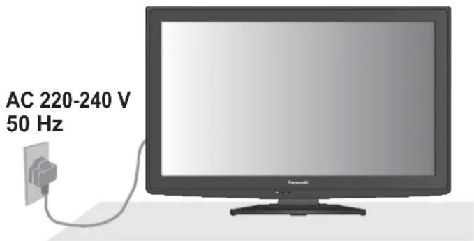 PANASONIC Viera TX-L22X20B - Mains plug and lead ■ - 8