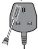 PANASONIC Viera TX-L22X20B - IMPORTANT: THE MOULDED MAINS PLUG - 1