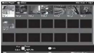 PANASONIC Viera TX-L22X20B - Playback from the selected scene in the title - 2