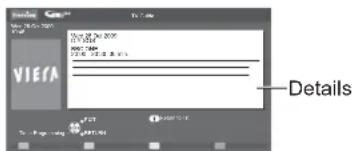 PANASONIC Viera TX-L22X20B - View details of the programme (DVB mode) - 4