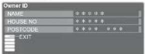 PANASONIC Viera TX-L22X20B - ■ To check the personal information stored - 3