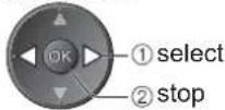 PANASONIC Viera TX-L22X20B - ■To stop recording - 2