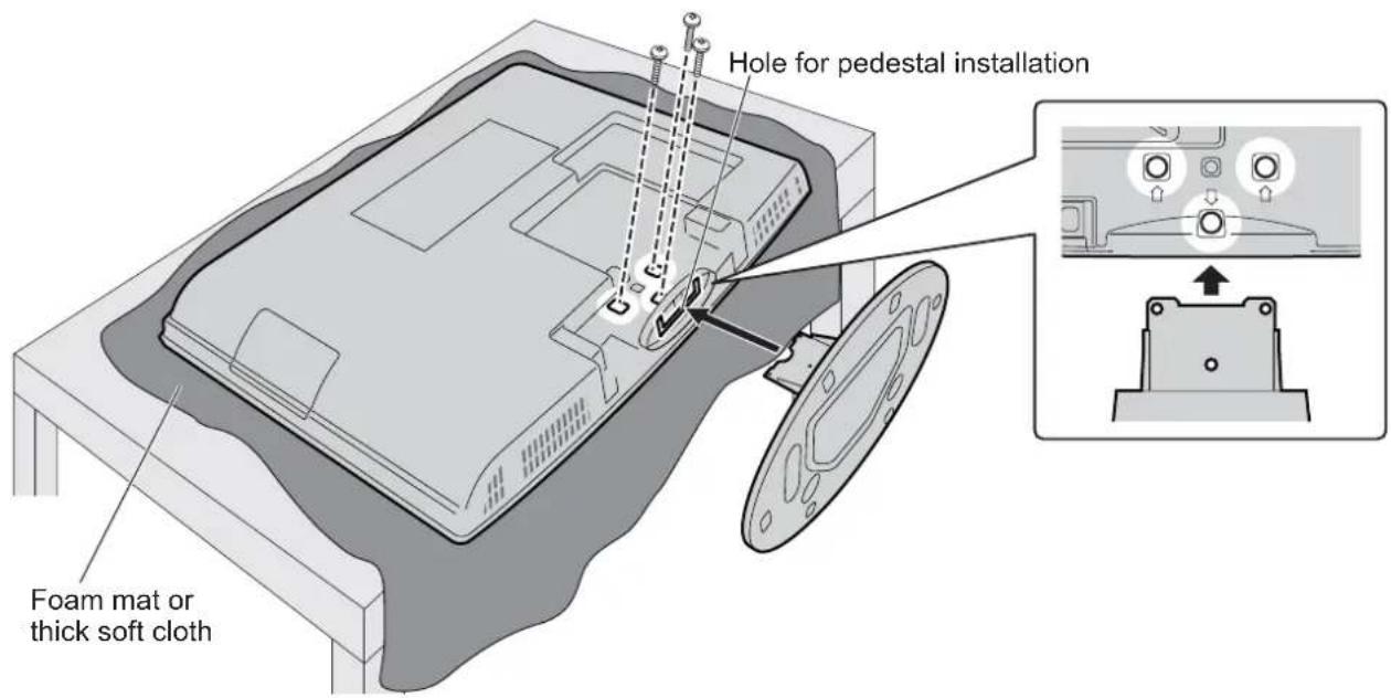PANASONIC Viera TX-L22X20B - Securing the TV - 2
