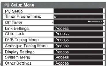 PANASONIC Viera TX-L22X20B - How to Use Menu Functions - 1