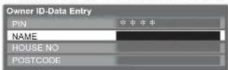PANASONIC Viera TX-L22X20B - ② Enter your name, house number, and postcode, in that order - 1