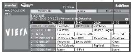 PANASONIC Viera TX-L22X20B - Guide link programming (Timer Programming from the TV Guide signal) - 2
